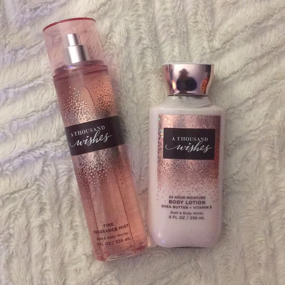 Bath & Body Works Other - A thousand wishes set